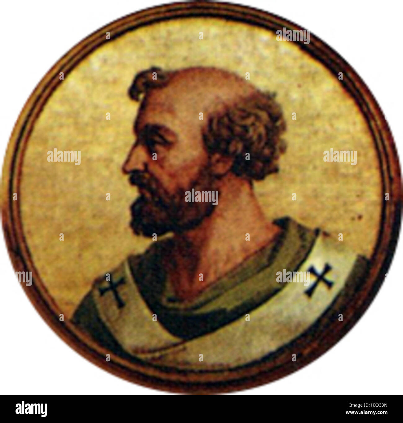 Papa Adriano III Stock Photo Alamy