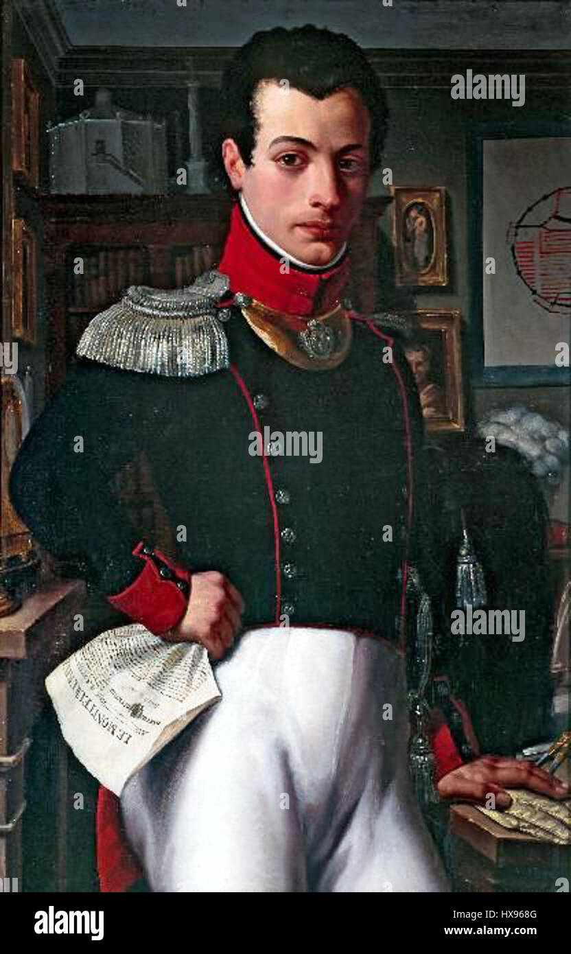 Image showcasing *Portrait d'un architecte* is a French painting depicting an architect ...
