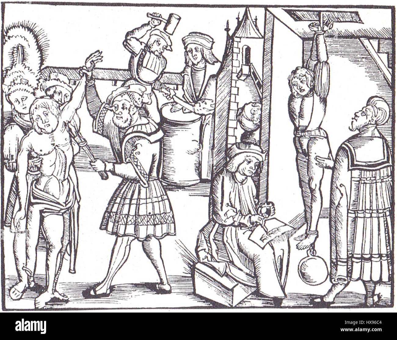 Medieval torture Stock Photo
