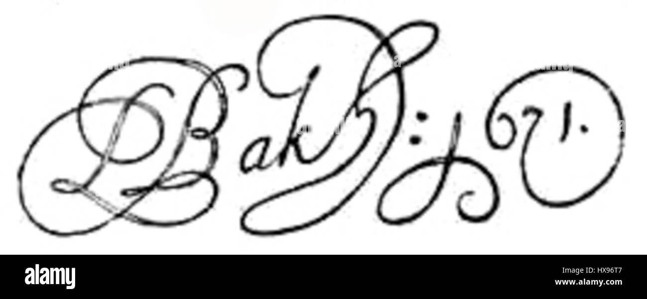 Ludolf Bakhuizen signature 1671 Stock Photo Alamy