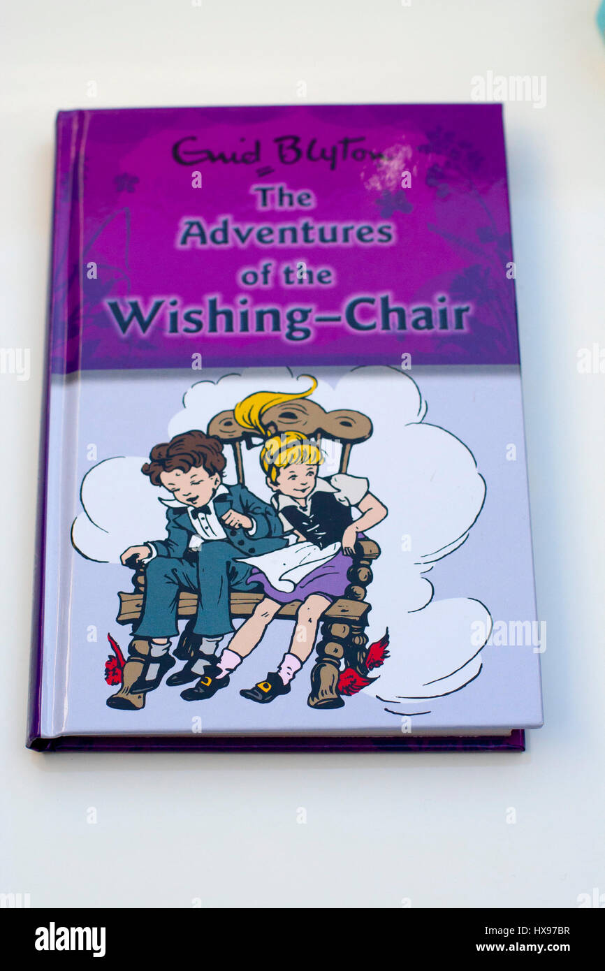 Enid Blyton - The Adventure of the Wishing Chair childrens book, kids books, reading concept, childhood Stock Photo