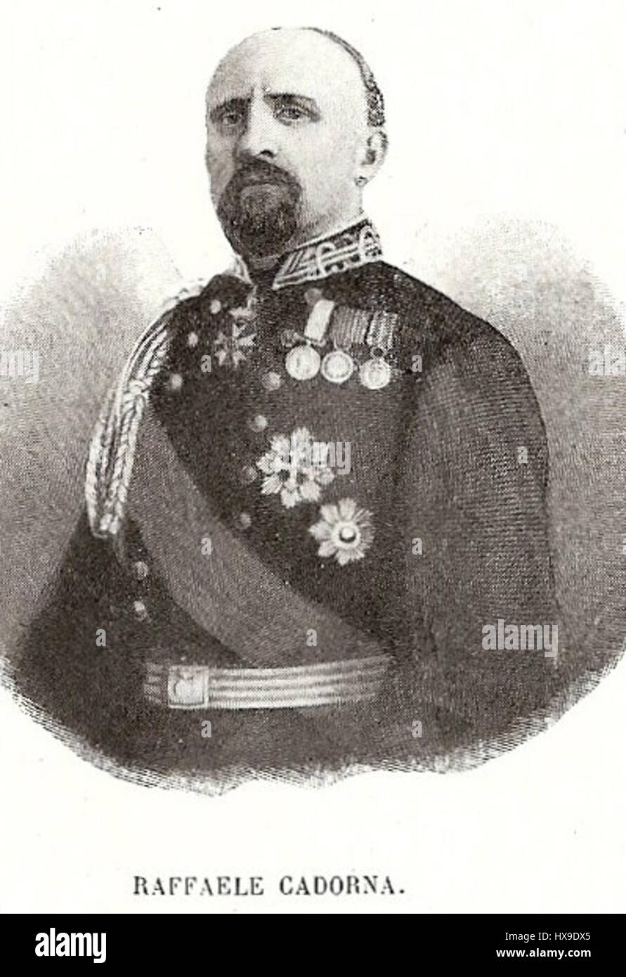 Raffaele Cadorna 1815 1897 Stock Photo