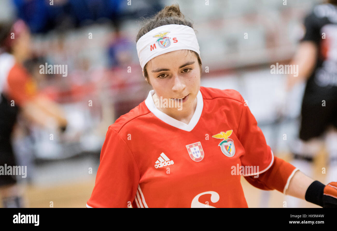 Gijon, Spain. 25th March, 2017. Marlene Sousa (SL Benfica) during the