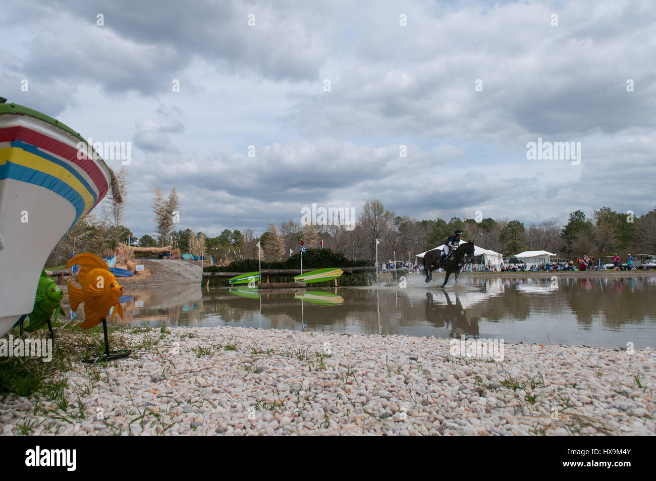 Raeford, North Carolina, US. 25th Mar, 2017. Spectators and guests