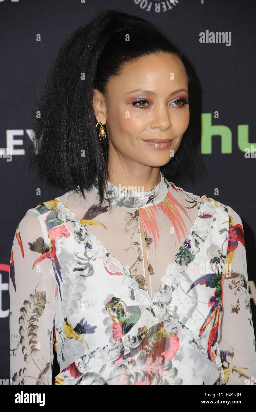 Hollywood, CA, USA. 25th Mar, 2017.  - Thandie Newton. The Paley Center For Media's 34th Annual PaleyFest Los Angeles - ''Westworld'' held at The Dolby Theater in Hollywood Photo  /ZUMA Wire/Alamy Live News Stock Photo