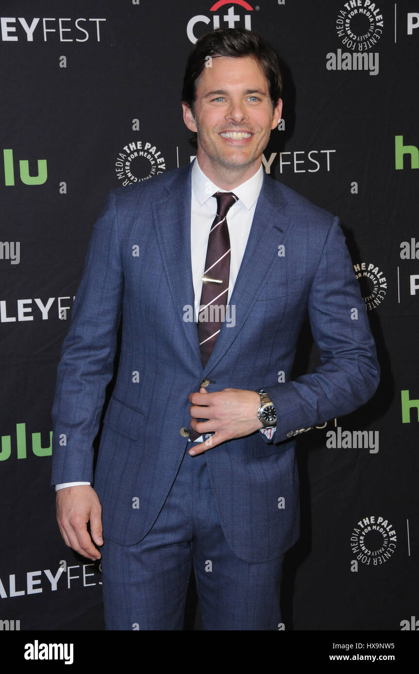 Hollywood, CA, USA. 25th Mar, 2017.  - James Marsden. The Paley Center For Media's 34th Annual PaleyFest Los Angeles - ''Westworld'' held at The Dolby Theater in Hollywood Photo  /ZUMA Wire/Alamy Live News Stock Photo