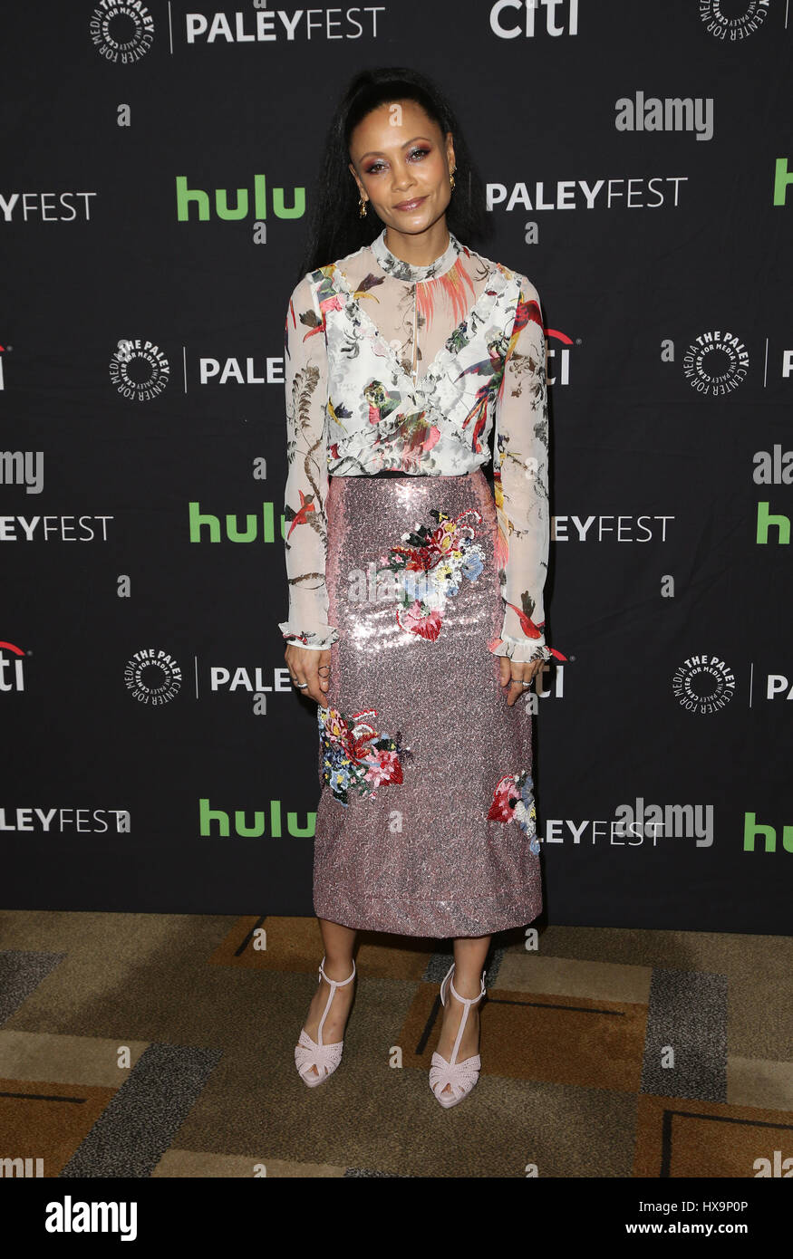 Hollywood, Ca. 25th Mar, 2017. Thandie Newton, At The The Paley Center For Media's 34th Annual PaleyFest Los Angeles - 'Westworld' At The Dolby Theatre In California on March 25, 2017. Credit: Fs/Media Punch/Alamy Live News Stock Photo