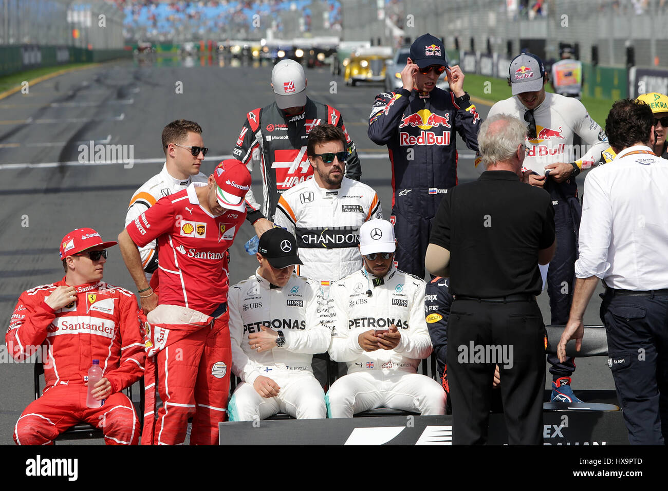 Formula 1 Rolex Australian Grand Prix, 23. - 26.03.2017 Gruppenbild ...