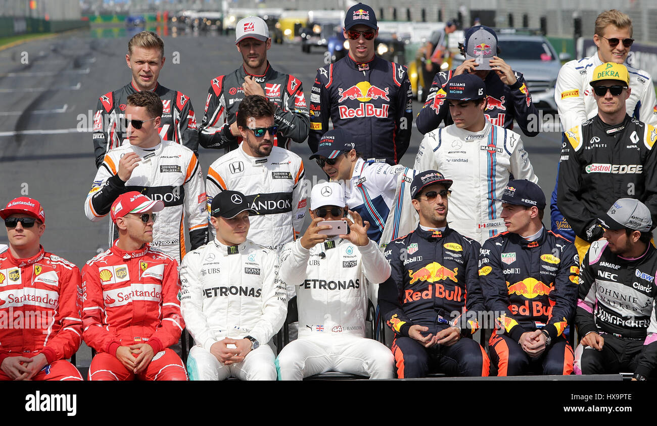 Formula 1 Rolex Australian Grand Prix, 23. 26.03.2017 Gruppenbild