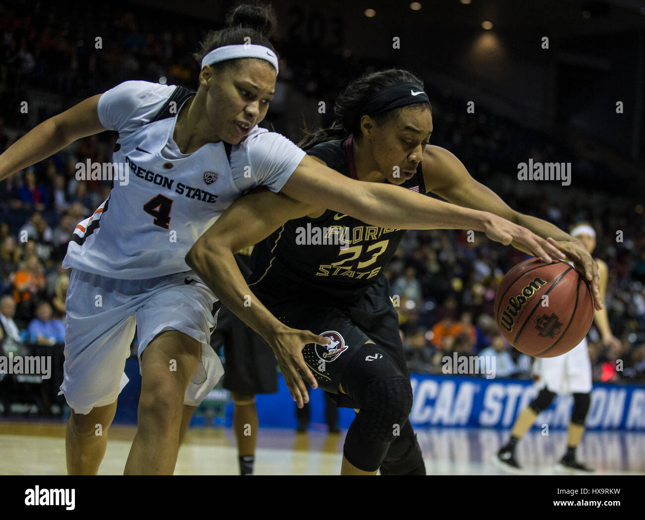 Stockton, CA, USA. 25th Mar, 2017. A. Florida State forward Ivey ...