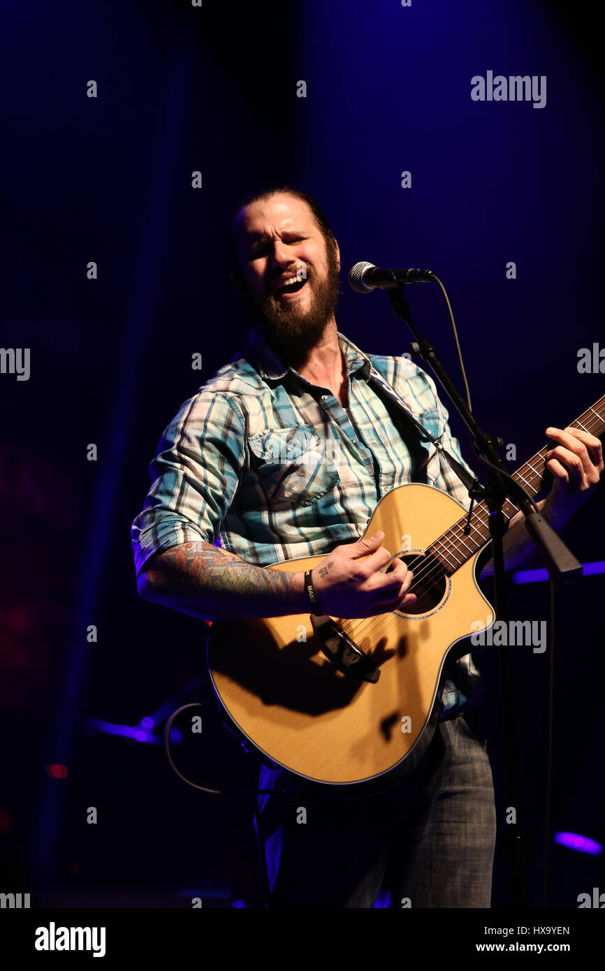 Huntington, New York, United States. 25th Mar, 2017.  Singer Brian Ripps performs onstage at the Paramount on March 25, 2017 in Huntington, New York. Credit: Debby Wong/Alamy Live News Stock Photo