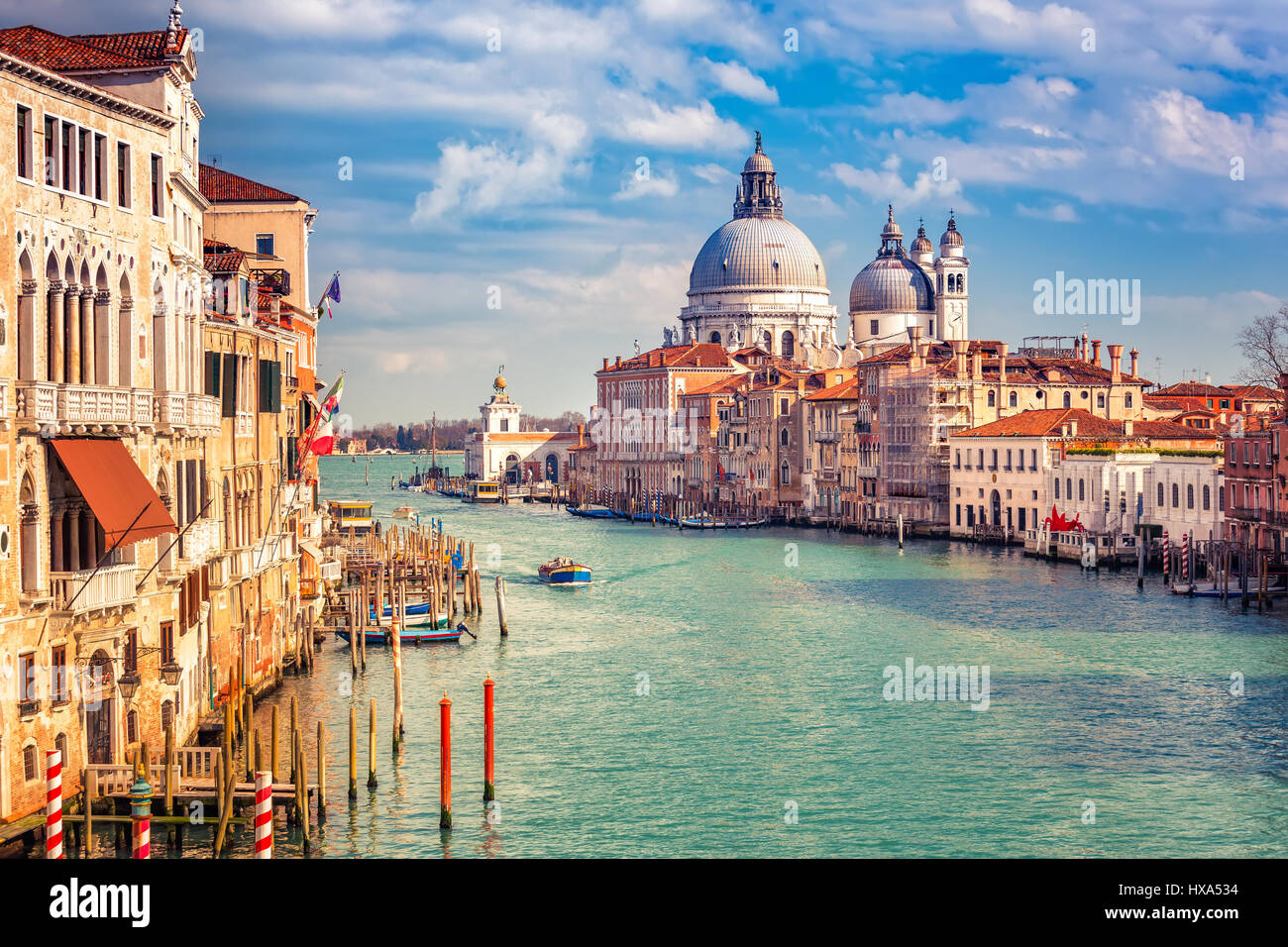 Venice at sunny evening Stock Photo - Alamy