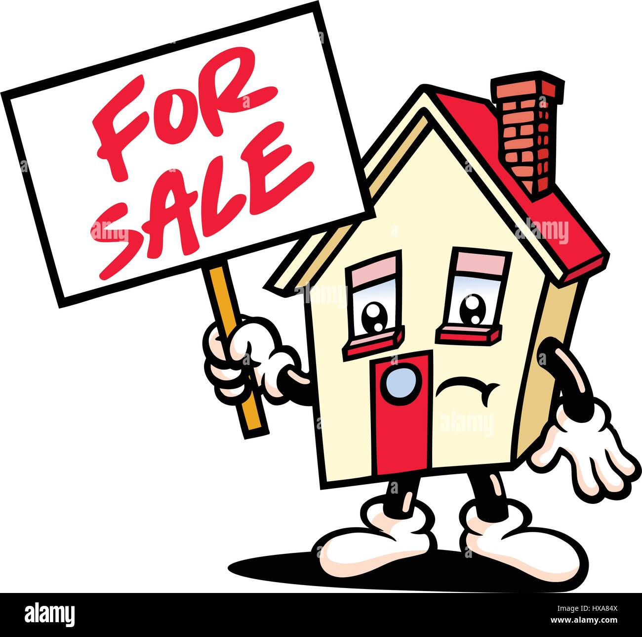 White home sale real Stock Vector Images Alamy