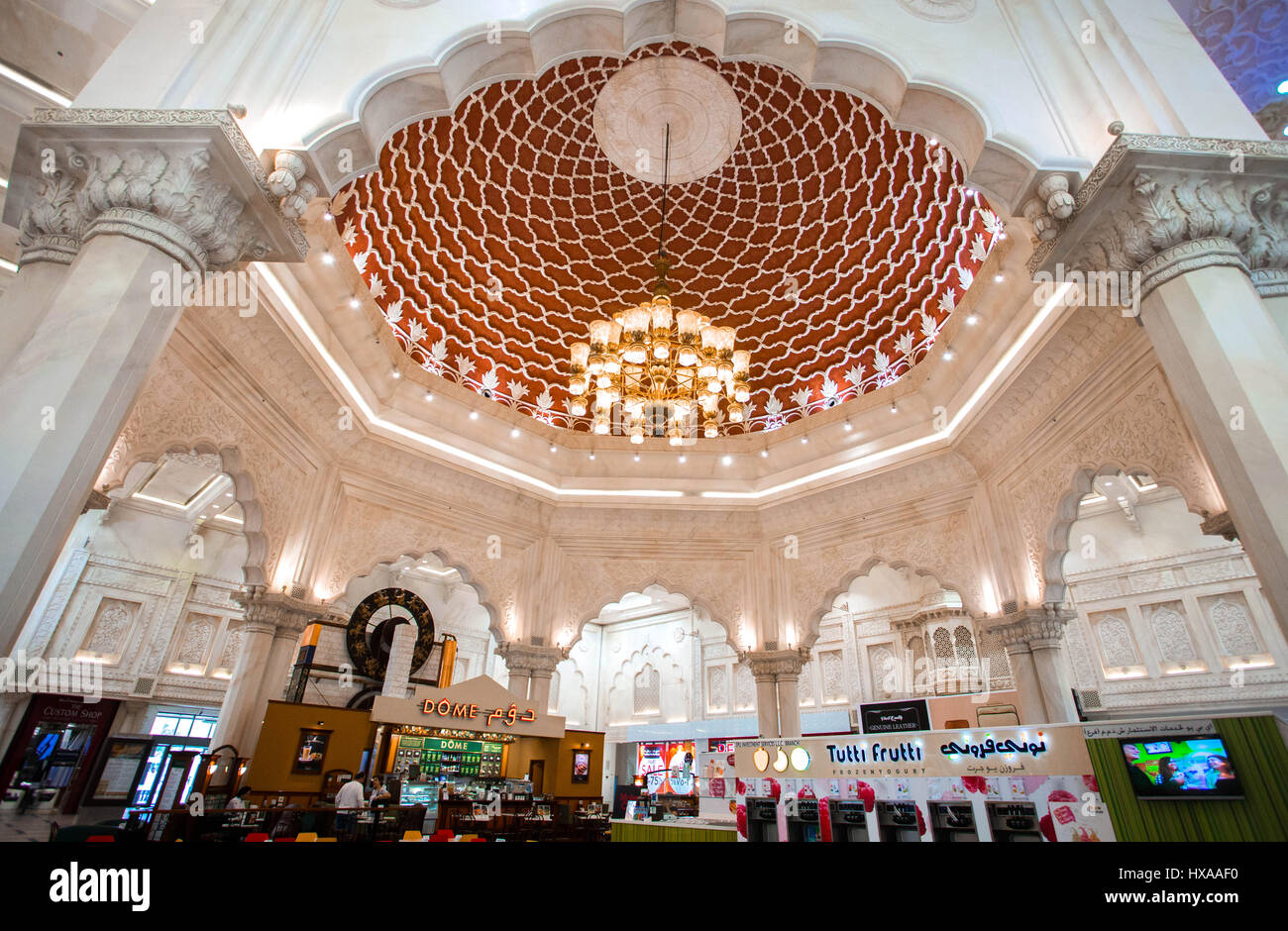 A day at Ibn Battuta Mall in Dubai, UAE. Stock Photo