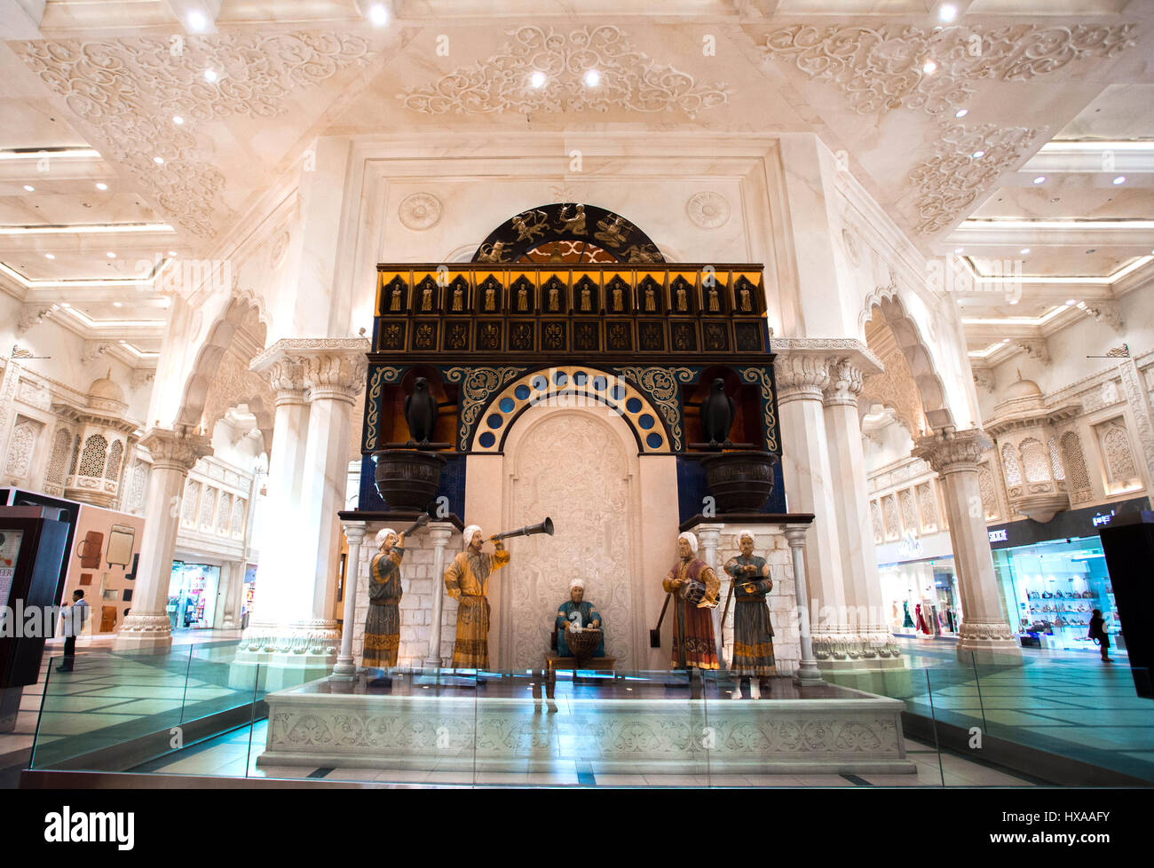 A day at Ibn Battuta Mall in Dubai, UAE. Stock Photo