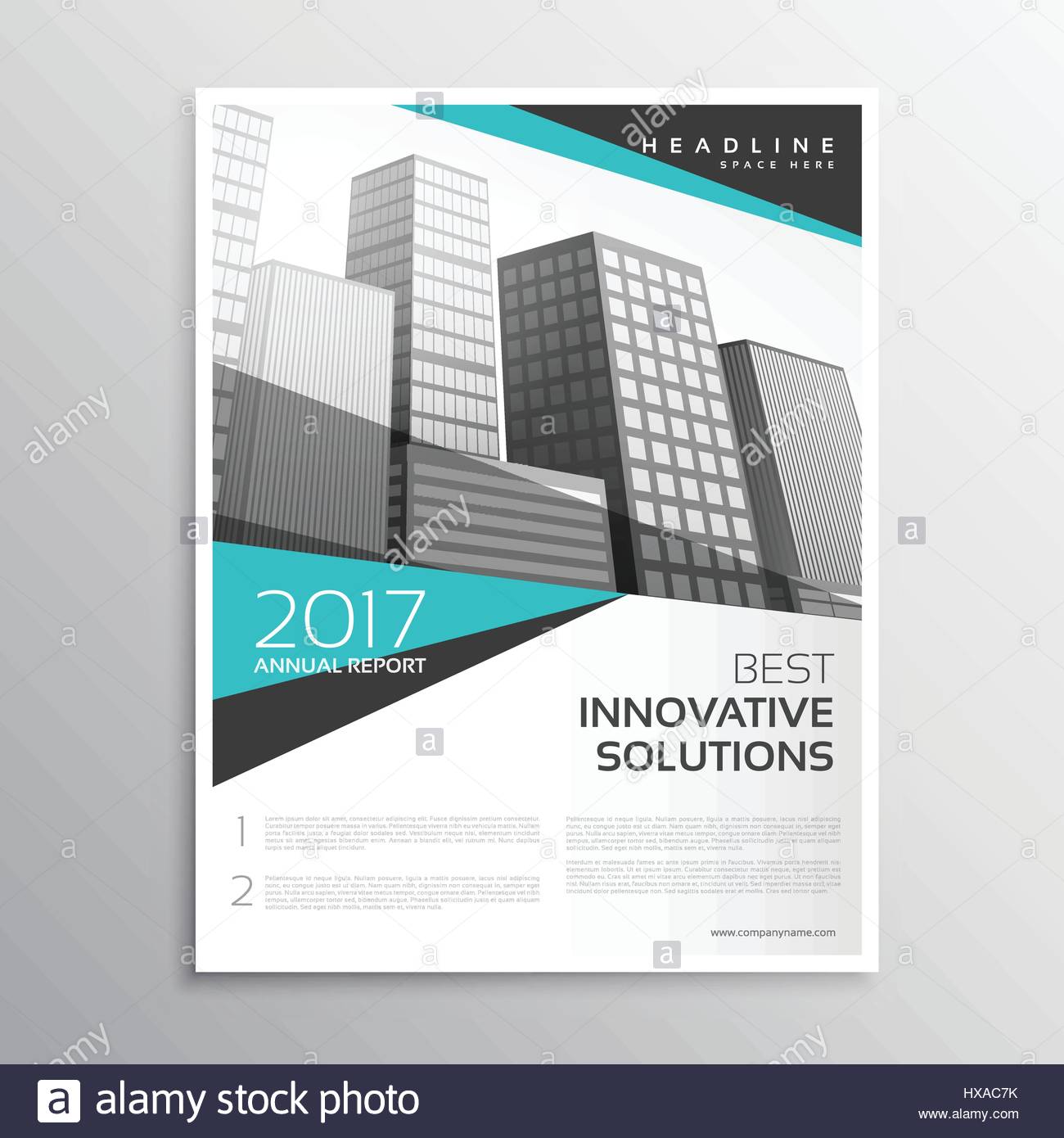 modern white and blue brochure annual report cover template report cover template