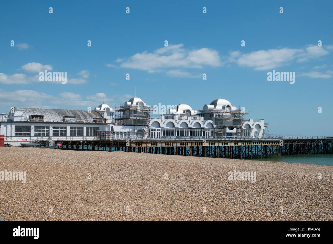 Clarence Parade Pier, Southsea, Hampshire Stock Photo