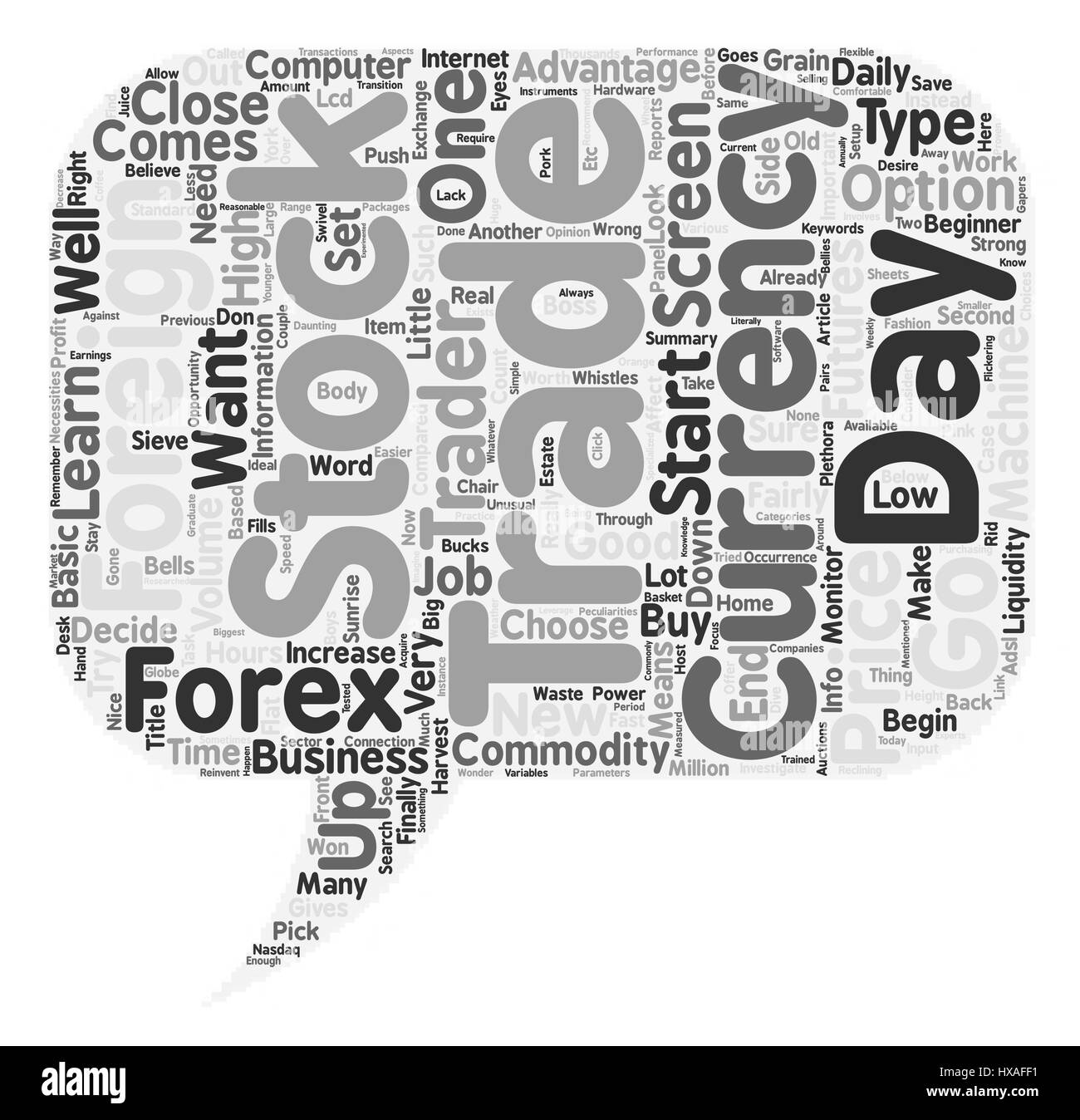 From Beginner To Forex Trader Text Background Wordcloud Concept - 