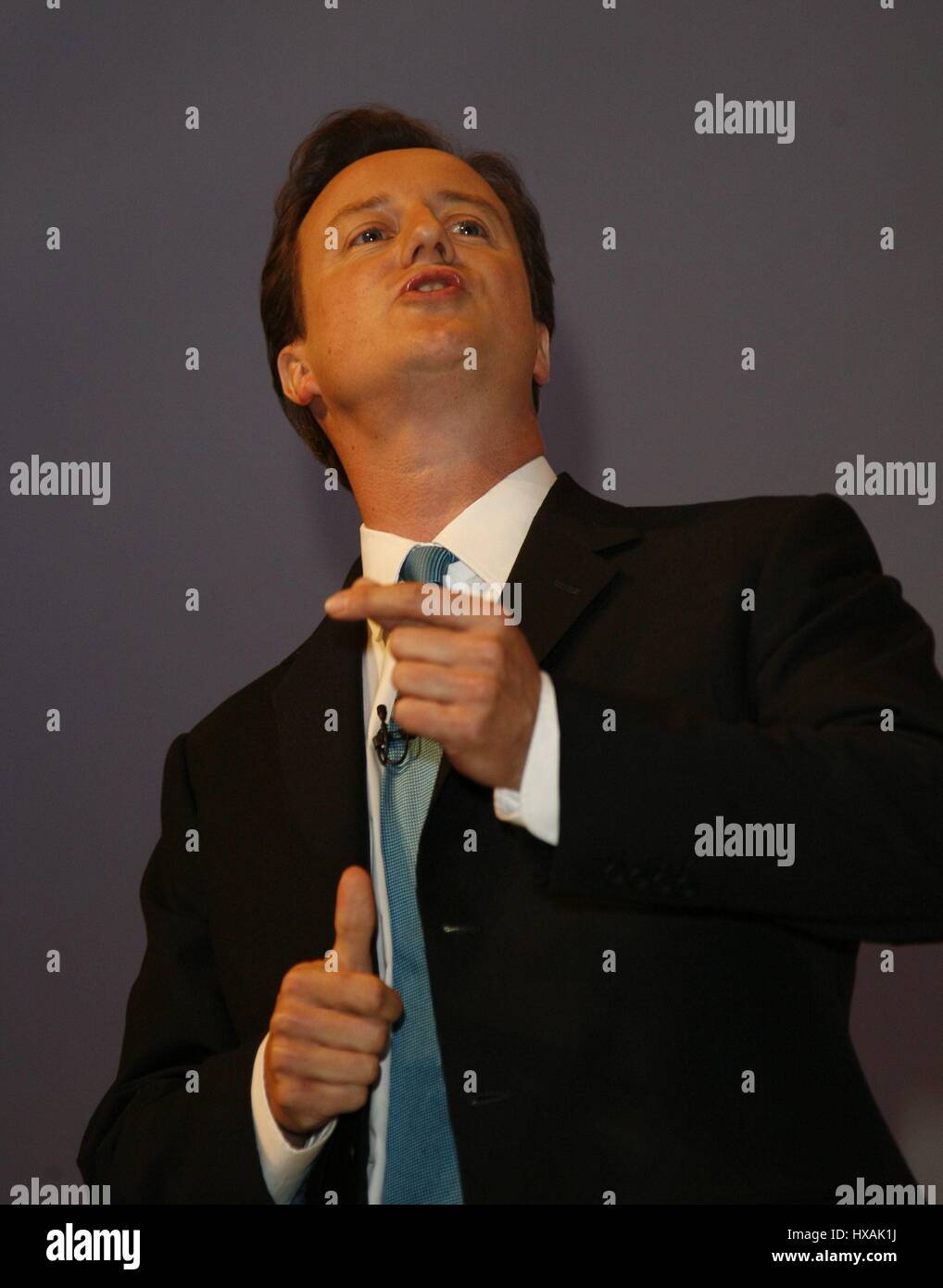 DAVID CAMERON MP CONSERVATIVE PARTY LEADER 30 September 2007 WINTER GARDENS BLACKPOOL ENGLAND Stock Photo