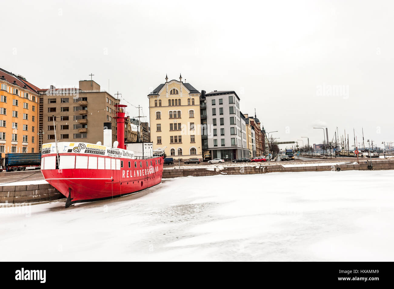 Helsinki Harbour Stock Photo