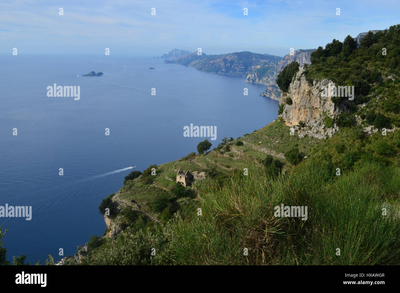 Gorgeous view of the Amalfi Coast in Italy Stock Photo - Alamy
