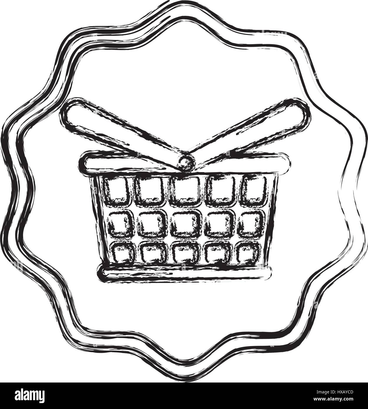 Shopping basket symbol Stock Vector Image & Art Alamy