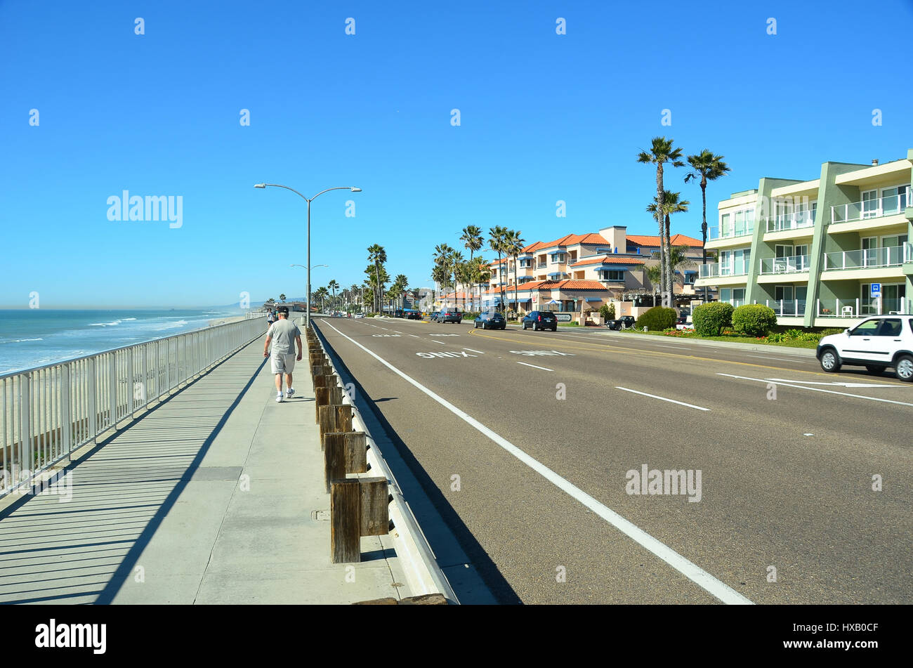 Carlsbad & Oceanside, California, Scenes Stock Photo