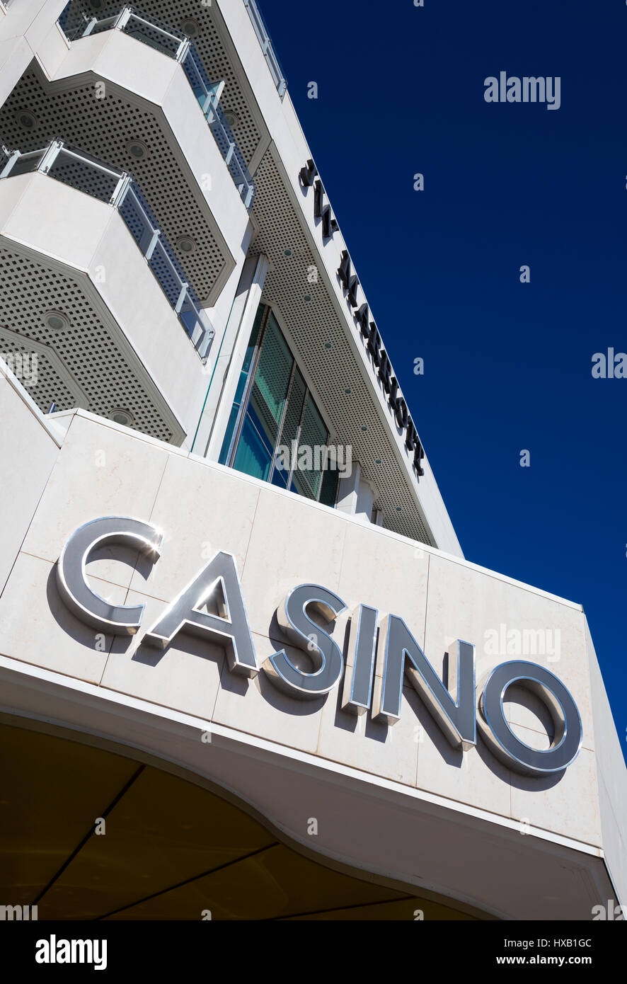 JW Marriott Hotel & Casino Cannes, France Stock Photo