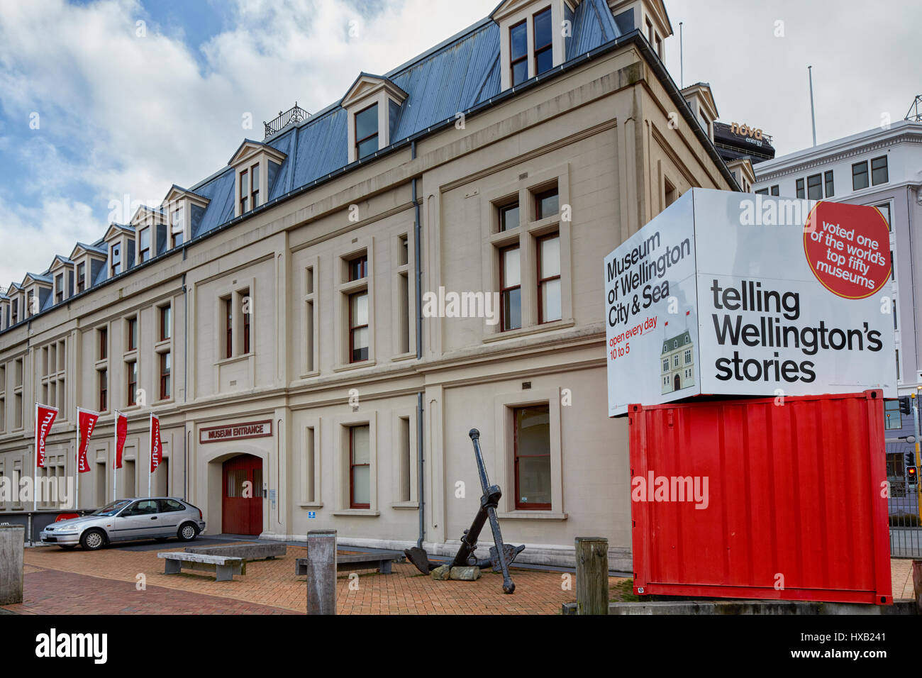 Welington Museum, Museum of Wellington City and Sea, Wellington, New Zealand Stock Photo