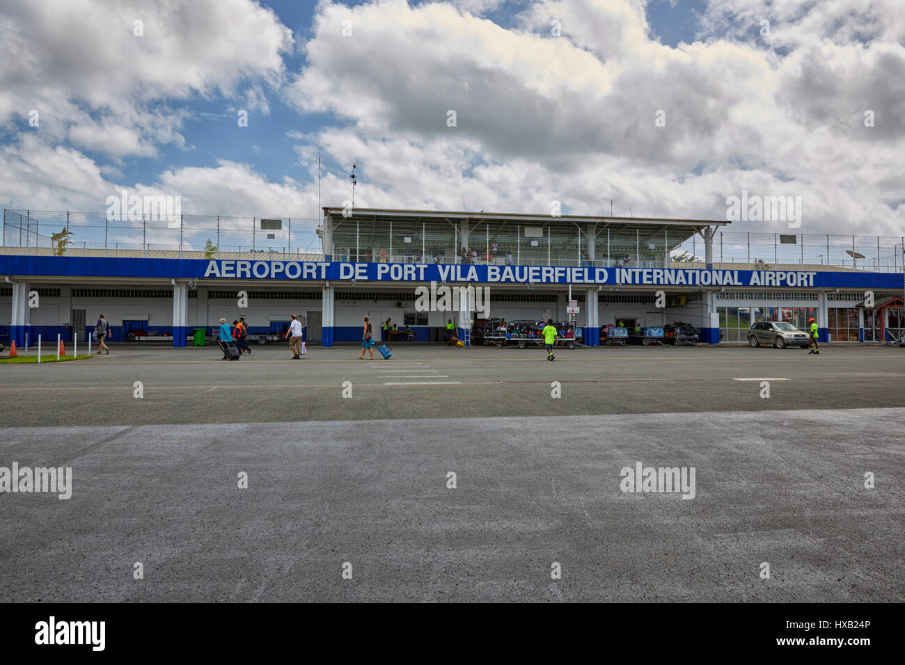 Bauerfield International Airport, Port Vila, Efate Island, Vanuatu Stock Photo