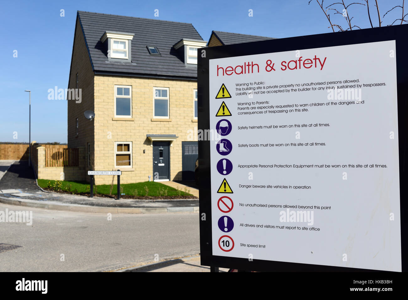 New Affordable housing in Hucknall Nottinghamshire,UK Stock Photo Alamy