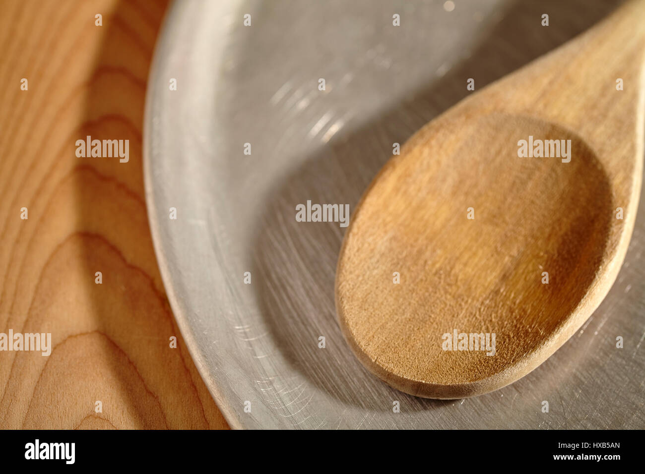 wood kitchen spoon Stock Photo - Alamy