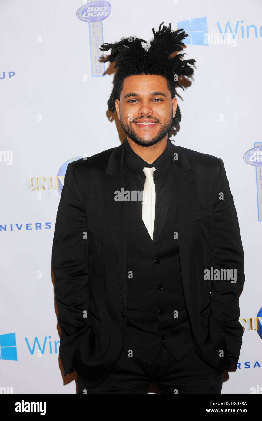 Abel Tesfaye aka The Weeknd attends the Universal Music Group GRAMMY