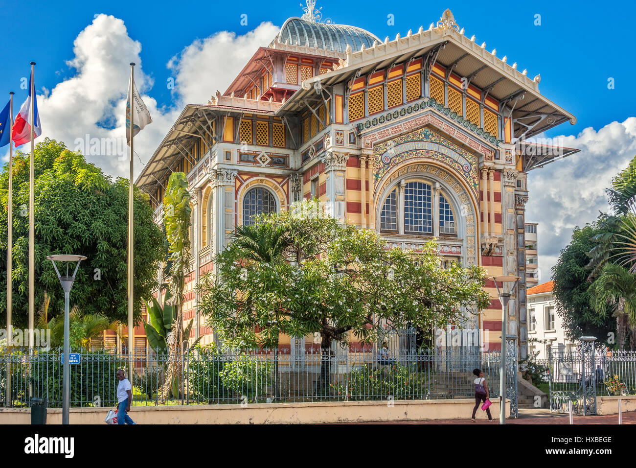 Library, (Bibliotheque Schoelcher), Fort de France, Martinique, ,West