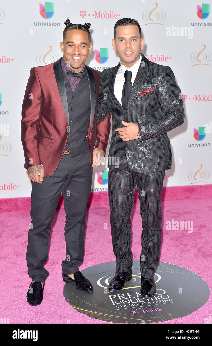 Bryant Myers and Tito el Bambino attending Univision’s 29th Edition of