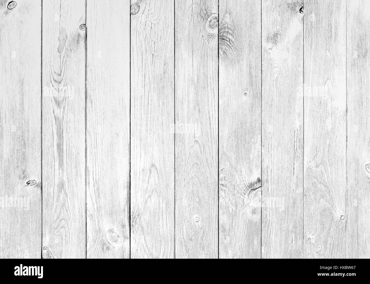 old white wood planks background Stock Photo