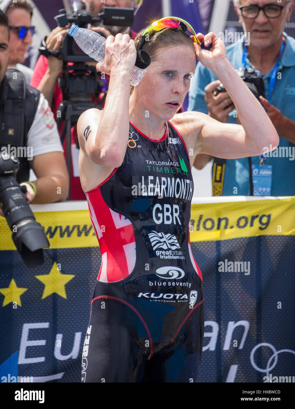 British triathlete Jessica Learmonth Stock Photo
