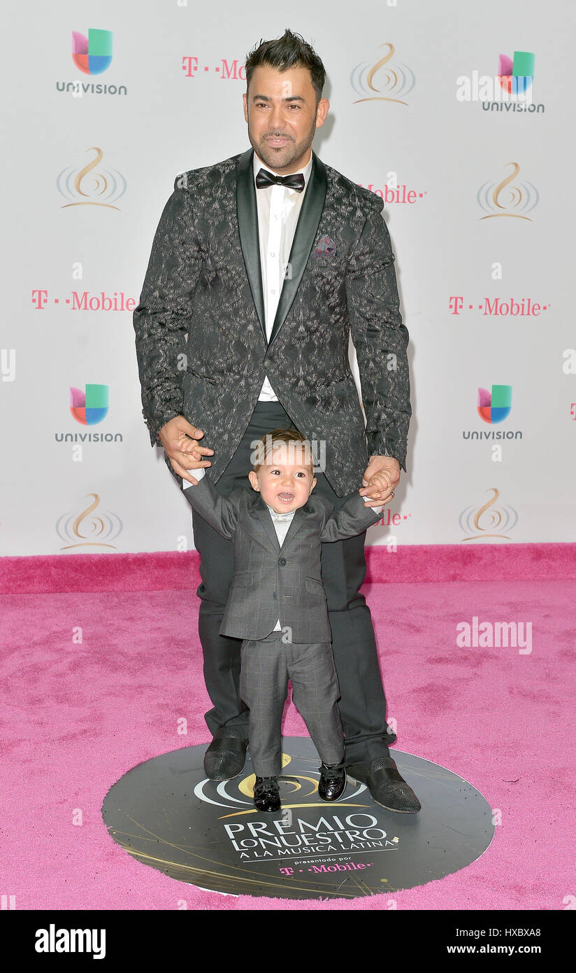 Rogelio Martinez attending Univision's 29th Edition of Premio Lo Nuestro A La Musica Latina at the American Airlines Arena in Miami, Florida.  Featuring: Rogelio Martinez Where: Miami, Florida, United States When: 23 Feb 2017 Stock Photo