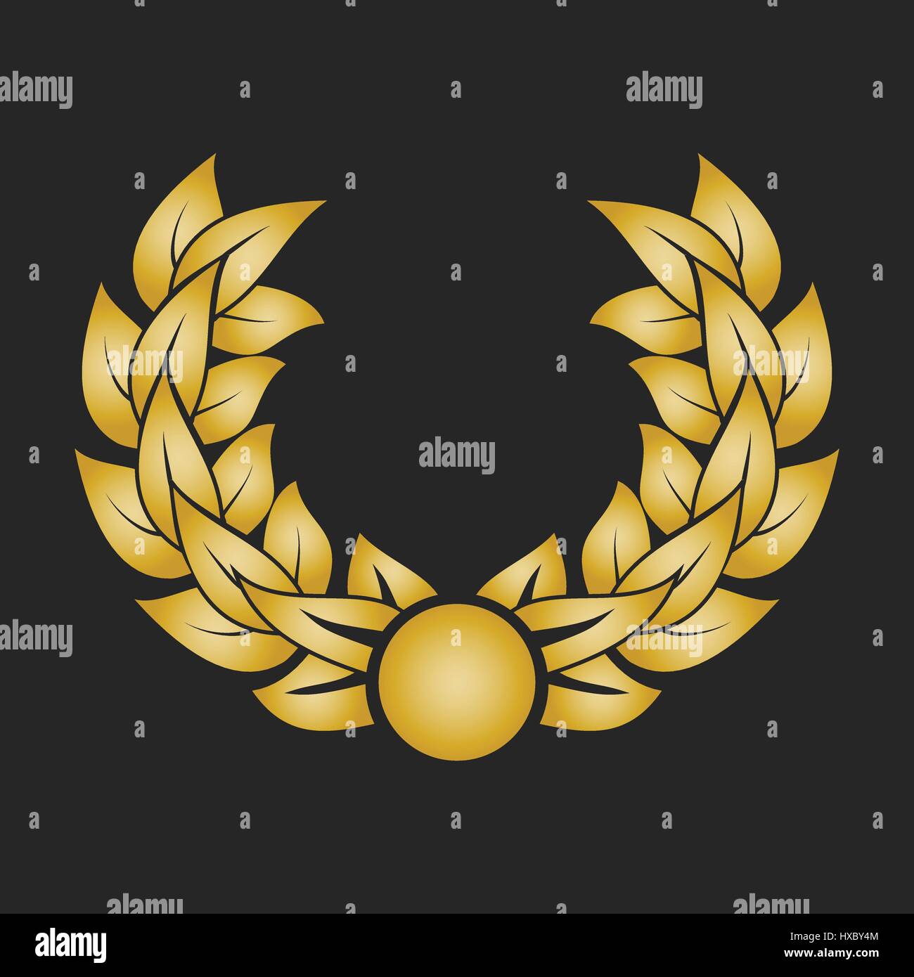 Roman laurel wreath hi-res stock photography and images - Alamy