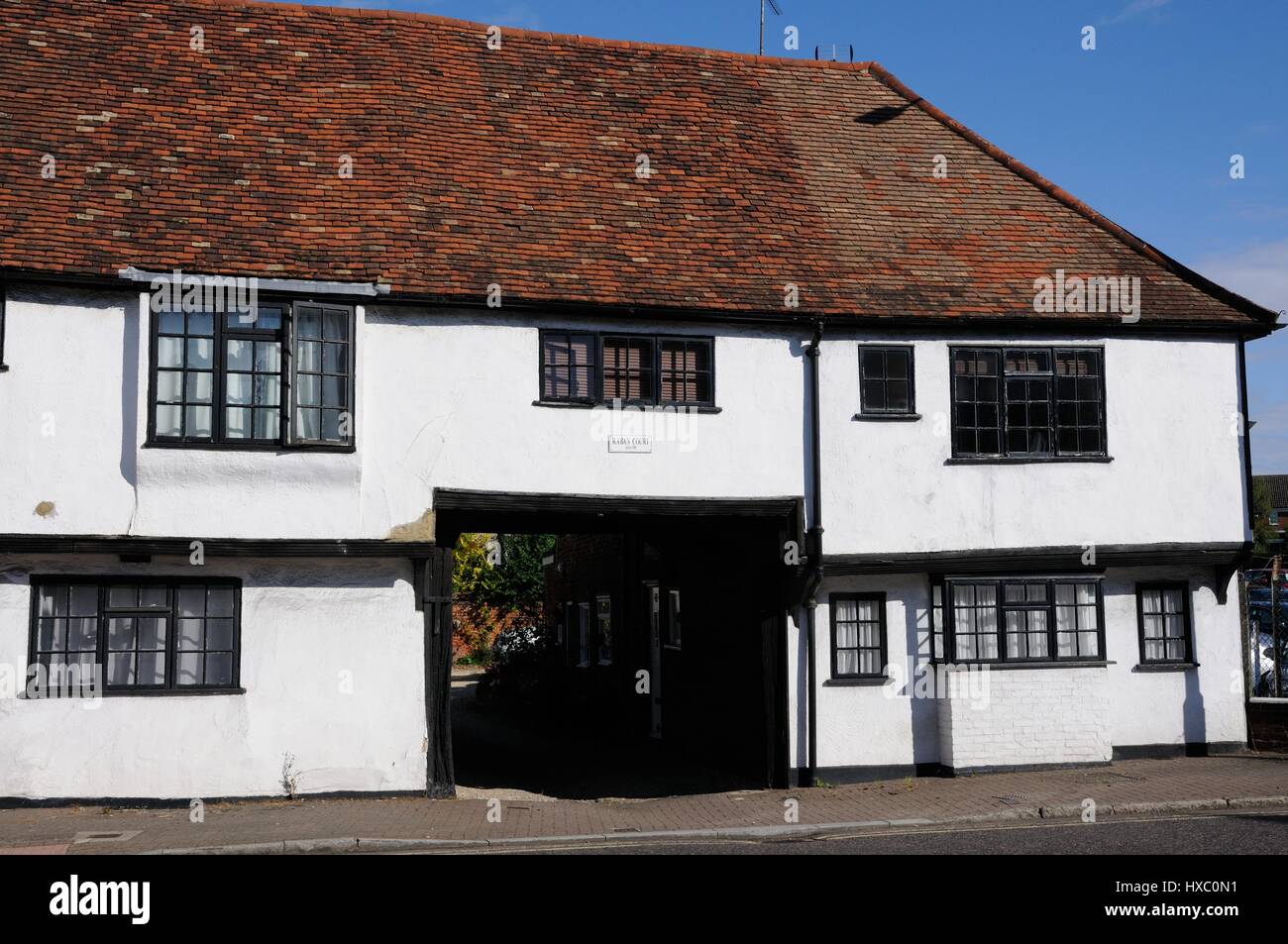 Raban Court, Royston Road, Baldock, Hertfordshire, dates to the16th