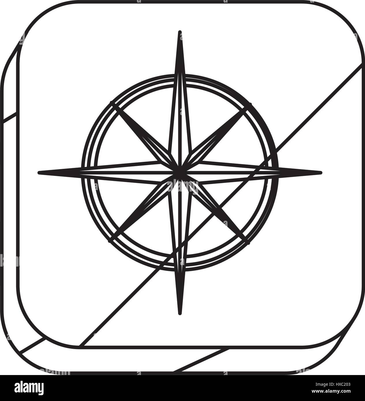 Compass Rose Vector High Resolution Stock Photography and Images - Alamy
