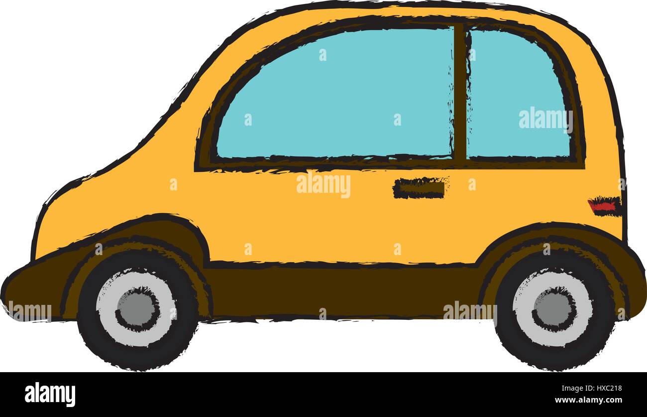 yellow car sport transport Stock Vector Image & Art - Alamy