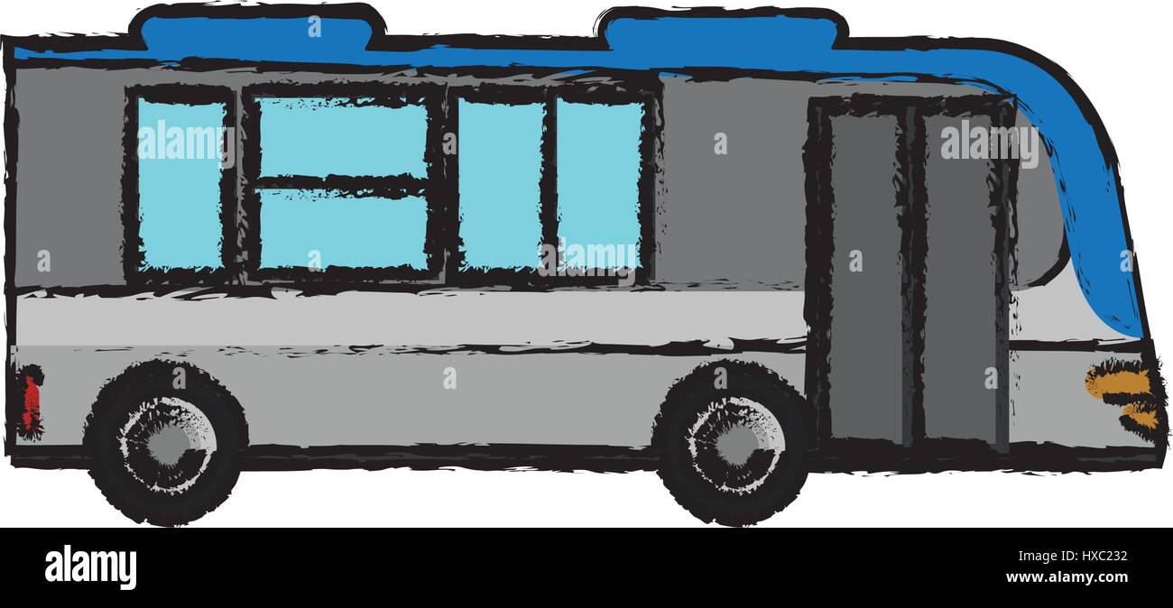 bus transport vehicle passenger Stock Vector Image & Art Alamy