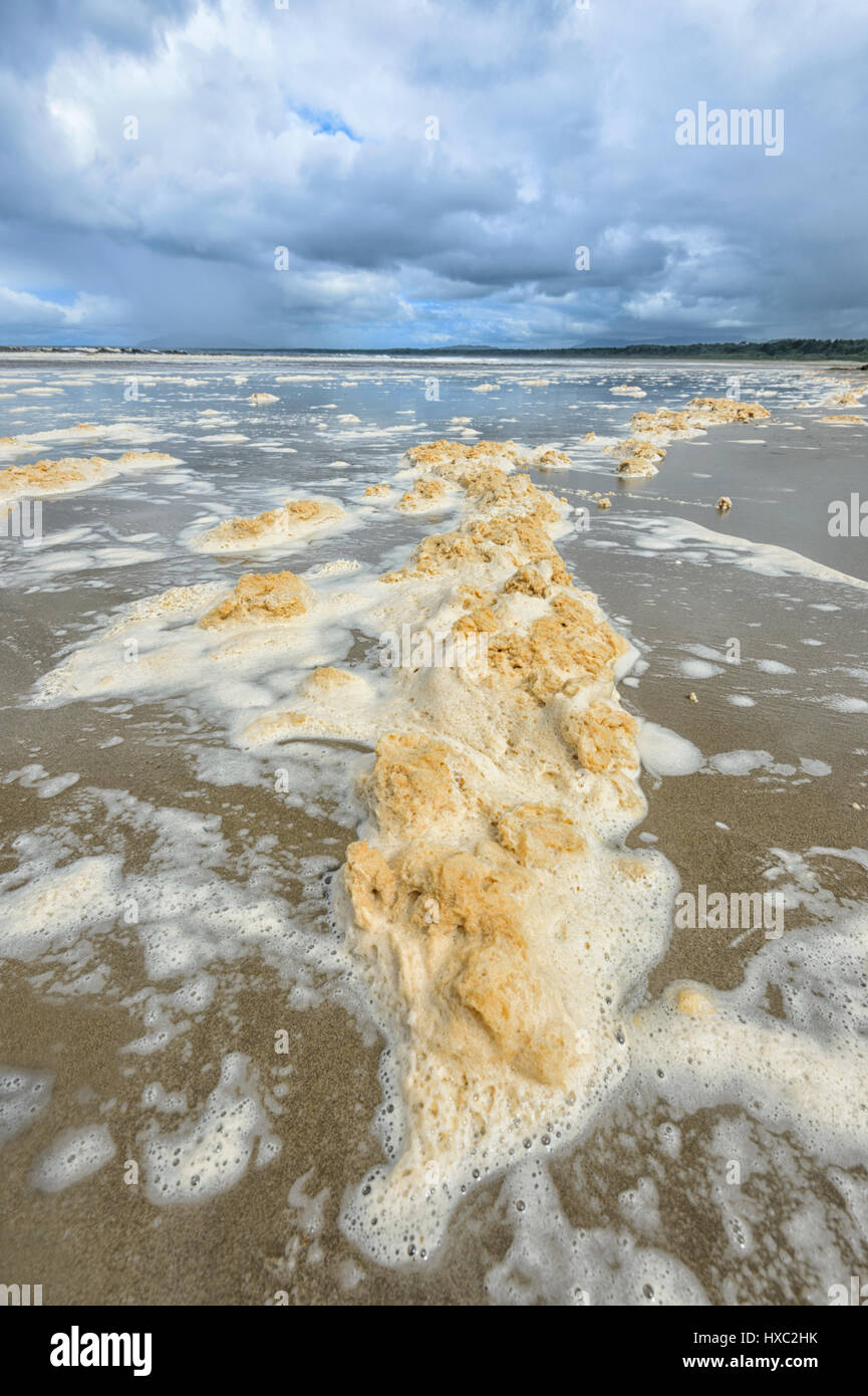 Sea foam on the beach hi-res stock photography and images - Alamy
