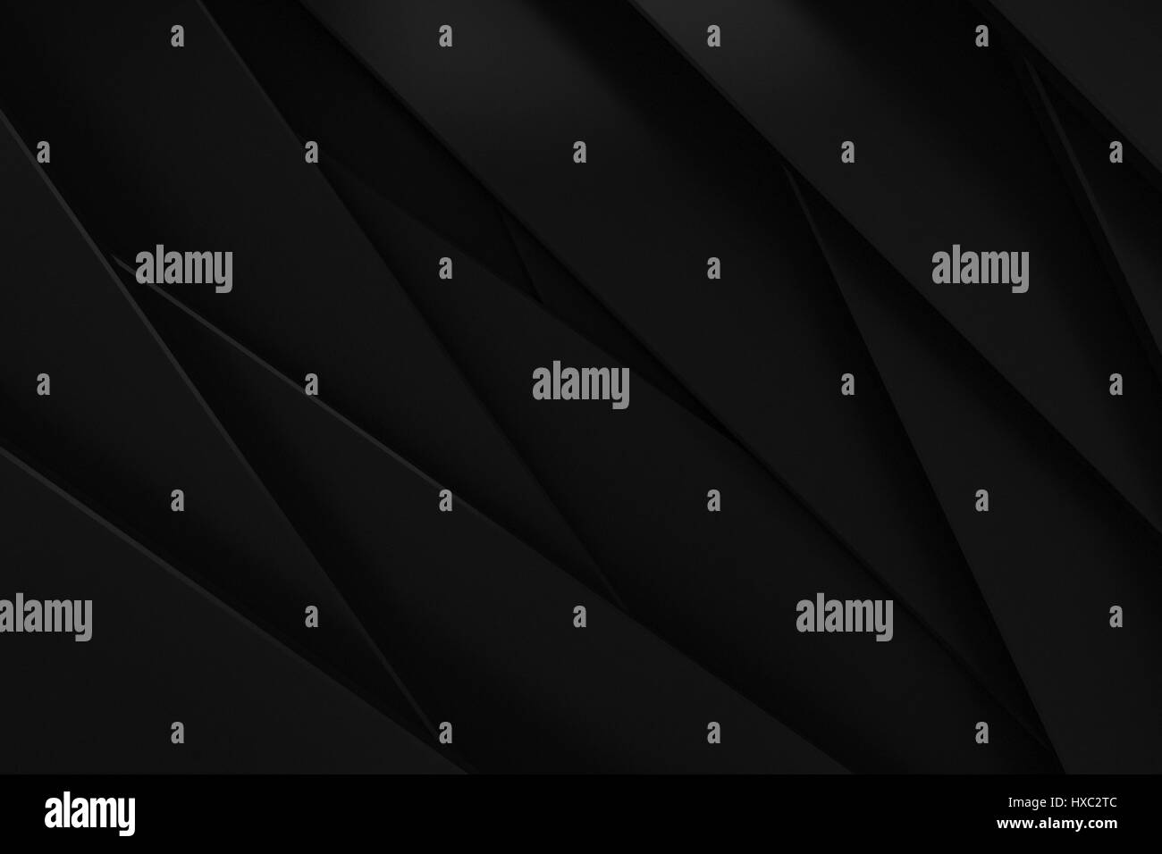 black stack weave paper material layer background 3d render Stock Photo ...