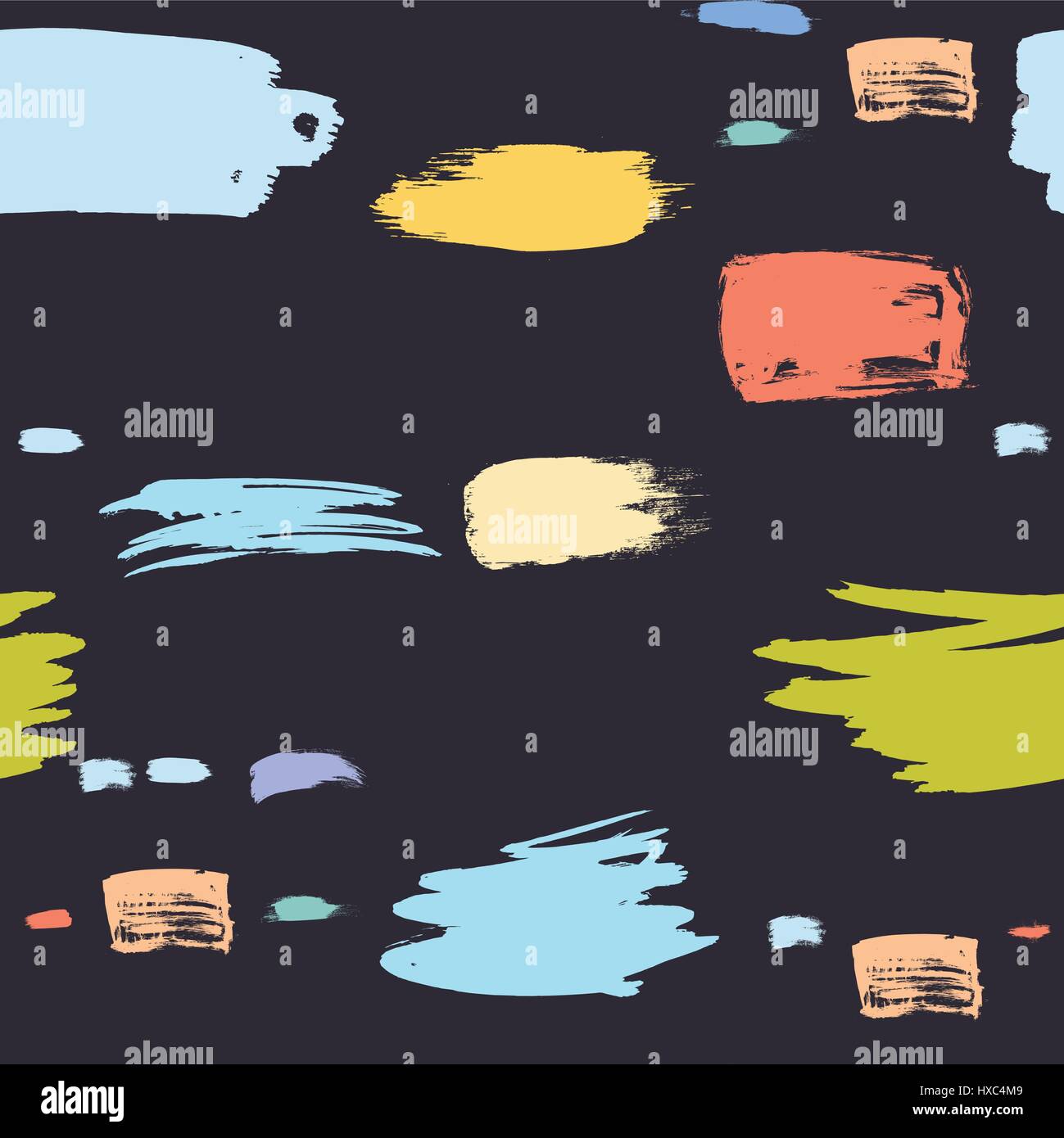 Brush stroke artistic seamless pattern Stock Vector Image & Art - Alamy