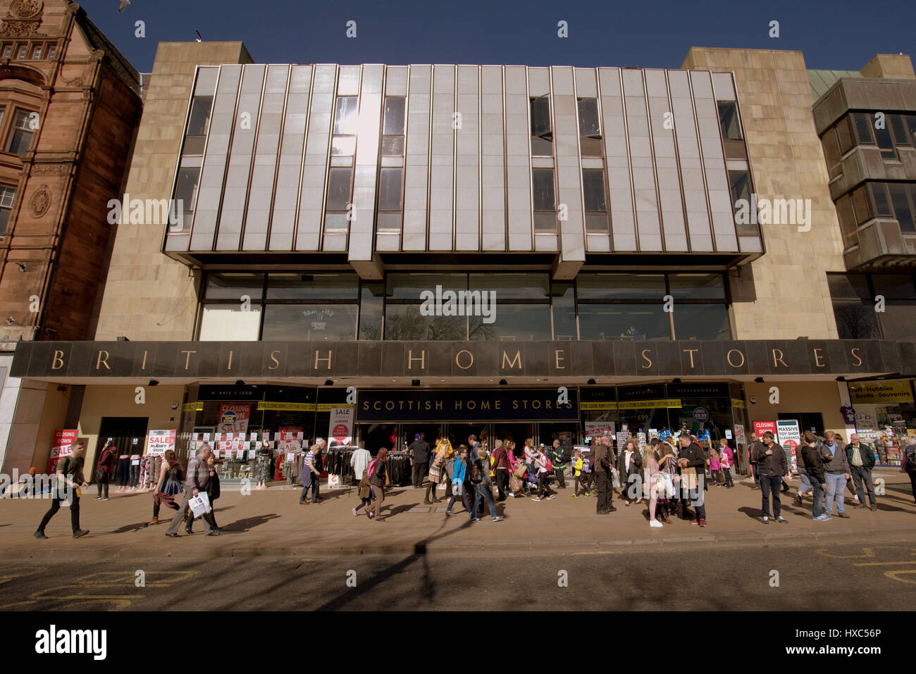 Edinburgh princes street bhs hires stock photography and images Alamy