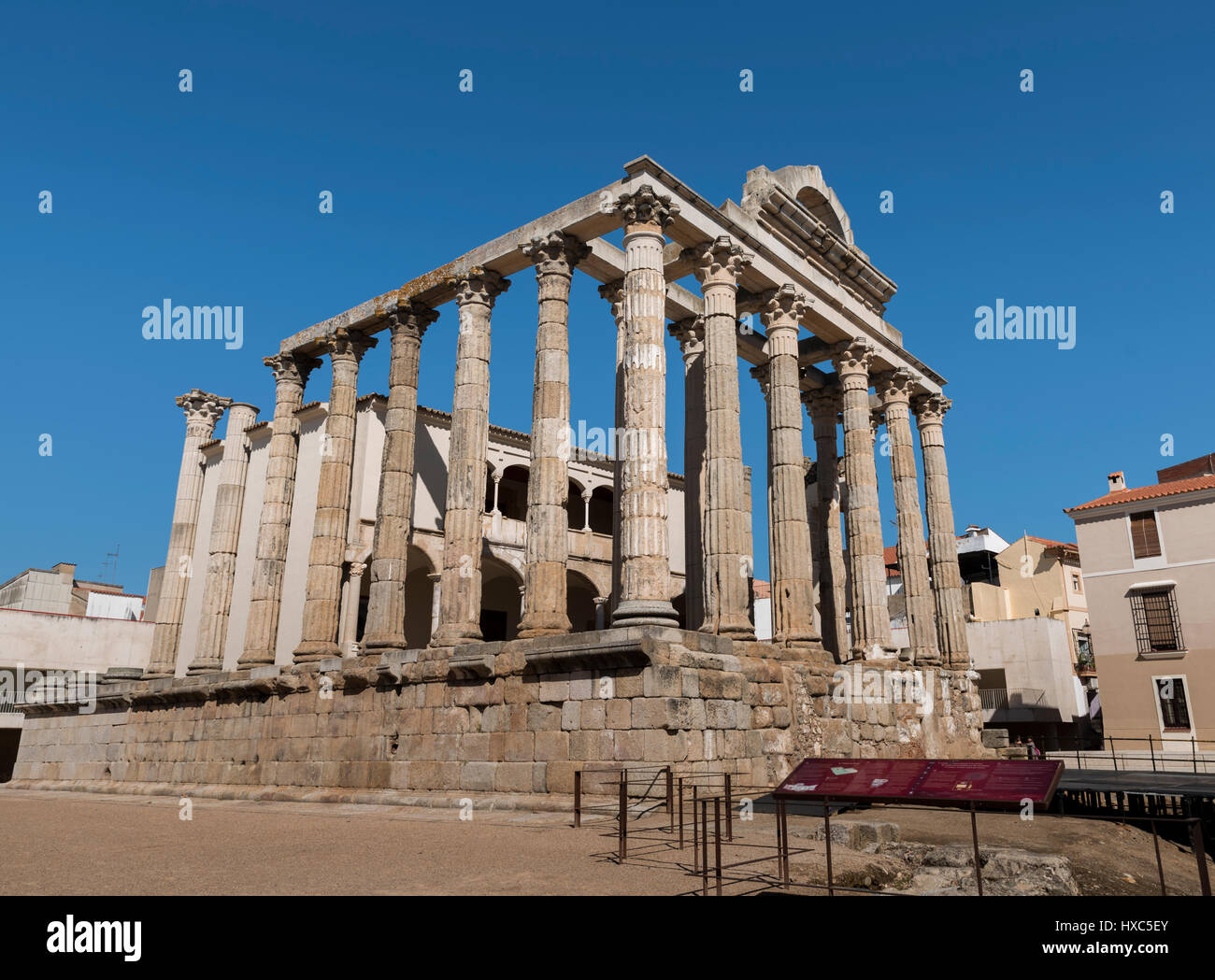 Temple of Diana Stock Photo