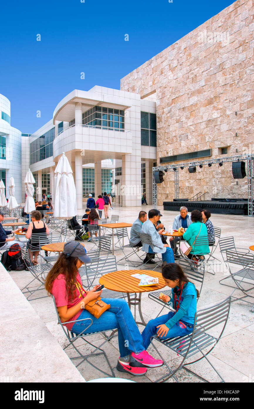 Getty Center in Los Angeles Stock Photo