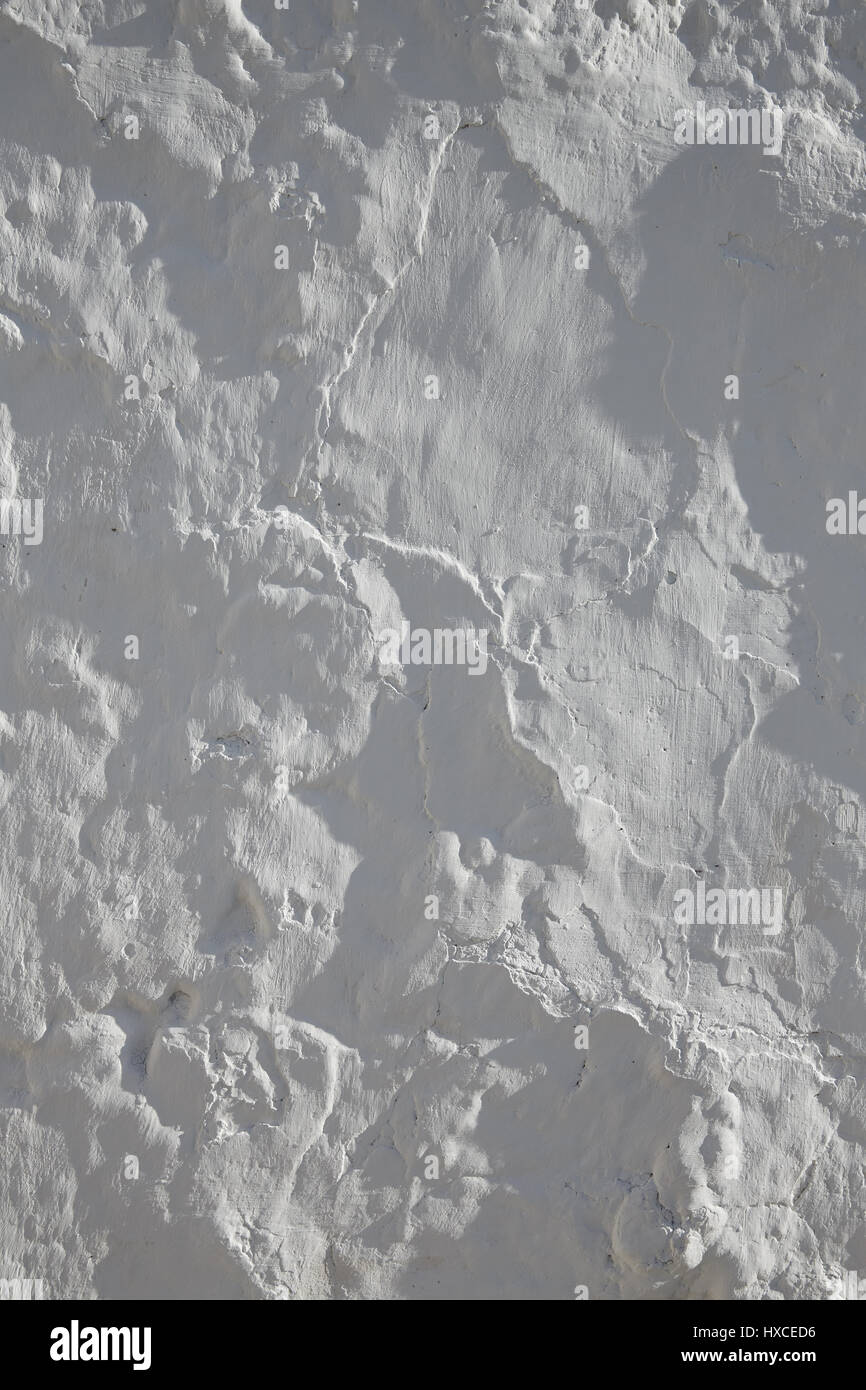 Whitewashed white Mediterranean wall texture in spain Stock Photo Alamy